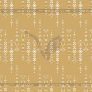 Christmas snowflakes background - vector image