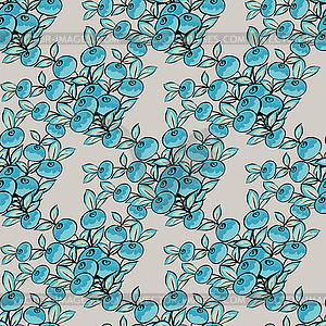 Abstract Berries seamless pattern - vector image