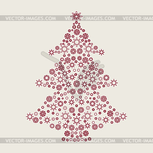 Christmas card background - vector clipart / vector image