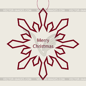 Christmas card background - vector image