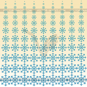 Christmas snowfall blizzard background - vector clipart