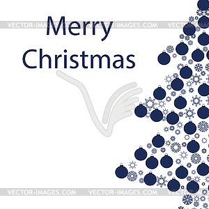 Christmas card background - color vector clipart