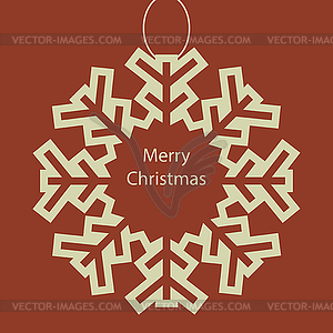 Christmas card background - vector image