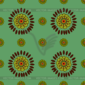 Ethnic Colorful pattern backgrounds - vector image