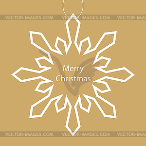Christmas card background - vector image