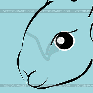 Rabbit animal cartoon - vector image