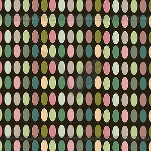 Ovals colorful abstract background - vector clipart