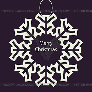 Christmas card background - vector image