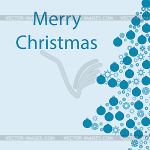 Christmas card background - vector EPS clipart