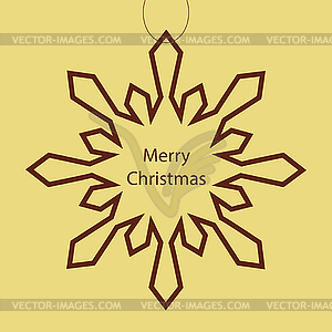 Christmas card background - vector clip art