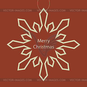 Christmas card background - vector image