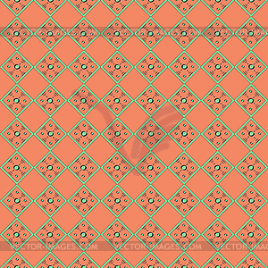 Abstract geometric ethnic seamless ornament pattern - vector clipart