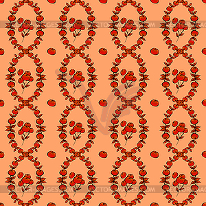 Abstract Berries seamless pattern - vector image