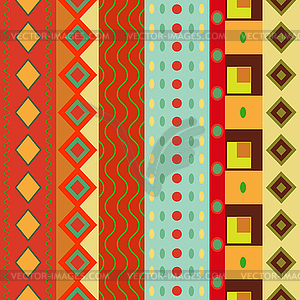Bright Colorful seamless stripes pattern - royalty-free vector image