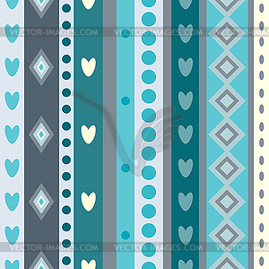 Bright Colorful seamless stripes pattern - vector clipart