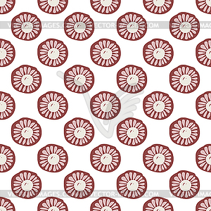 Seamless pattern floral ornament background - vector image