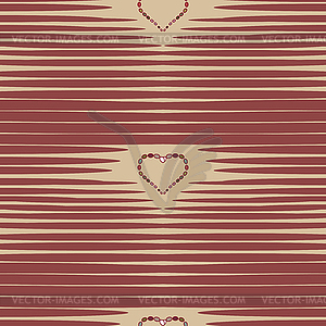 Heart abstract background vintage pattern - vector clip art