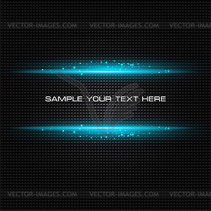 Abstract dark background with blue color light - vector clip art