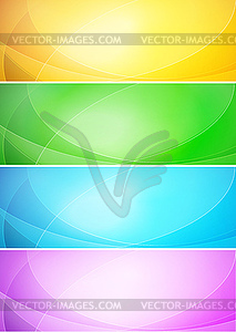 Abstract shiny template banner - vector clip art