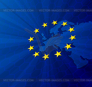 Europe map - vector clipart