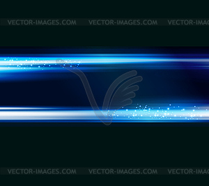 Abstract blue light shiny background - vector image