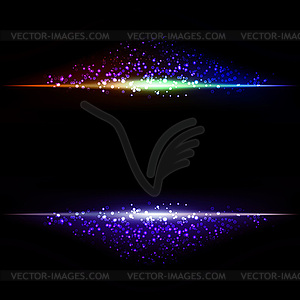 Abstract dark background with blue color light - stock vector clipart