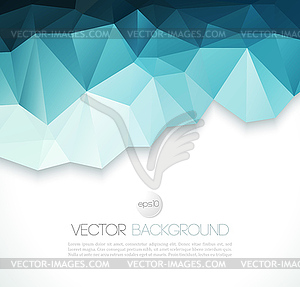Abstract geometric background with triangle - vector image