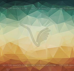 Abstract geometric pattern retro background - vector clipart