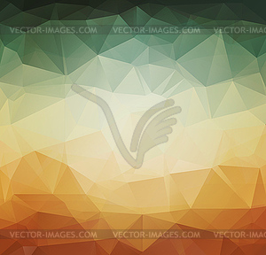 Abstract geometric pattern retro background - color vector clipart
