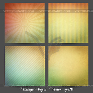 Vintage paper texture background - vector image