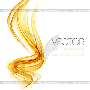 Smooth wave stream line abstract header layout - vector image