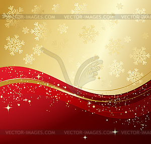 Winter abstract background - vector image