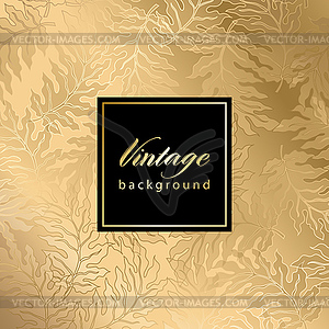 Abstract vintage seamless damask pattern - vector image