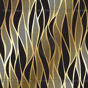 Abstract vintage seamless damask pattern - vector image