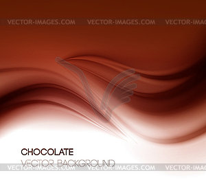 Abstract chocolate background - vector clipart