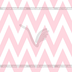 Pattern in zigzag. Classic chevron seamless pink - vector clip art