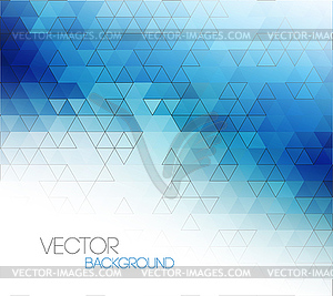 Abstract blue light template background - vector clipart