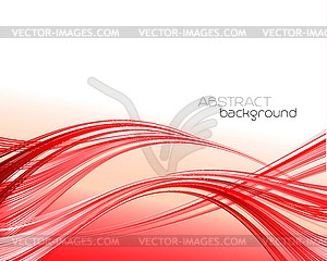 Red abstract background - vector image