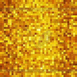 Golden mosaic background - vector image