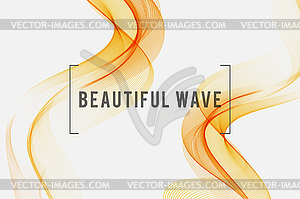 Beautiful wave Background - vector image