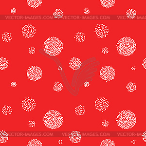 Abstract retro seamless with circle - vector image