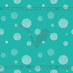 Abstract retro seamless with circle - vector EPS clipart