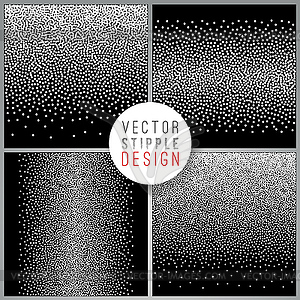 Black and white halftone background - vector clip art