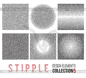 Black and white halftone background - vector EPS clipart
