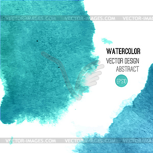 Abstract watercolor background - vector clipart