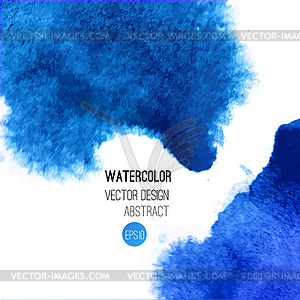 Abstract watercolor background - vector clipart