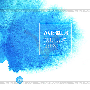 Abstract watercolor background - royalty-free vector clipart