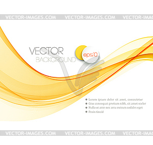 Smooth wave stream line abstract header layout - royalty-free vector clipart