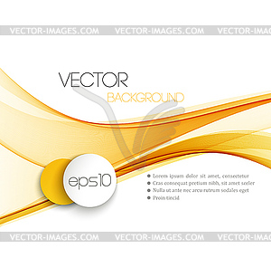 Smooth wave stream line abstract header layout - vector clipart