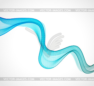 Abstract transparent wave background - vector clipart / vector image